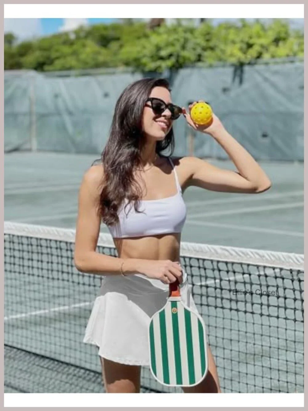 Pleated Tennis Skort with Pockets Golf Skirt with Inner Shorts Cross Waist